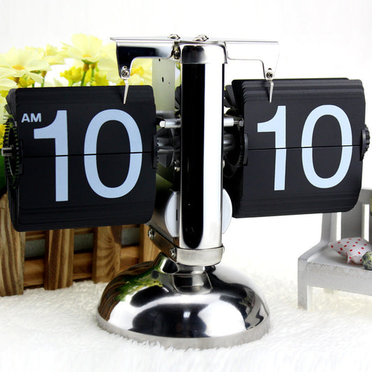 Retro Flip Digital Clock Small Scale Table Clock