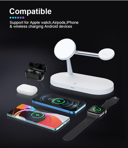 5-in-1 Magnetic Wireless Charging Station