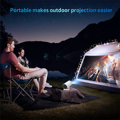 Portable Projector Small Projector For Home Use 180 Degrees Projection Angle