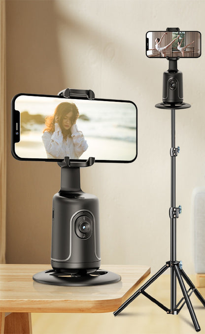 360 Auto Face Tracking Gimbal AI Phone Holder For Smartphone Video Vlog Live Calls