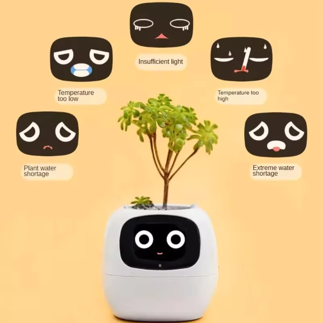 Smart Planter With Over 49 Rich Expressions 7 Smart Sensors And AI Chip