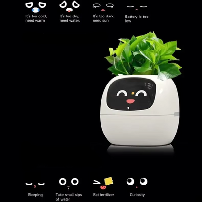 Smart Planter With Over 49 Rich Expressions 7 Smart Sensors And AI Chip