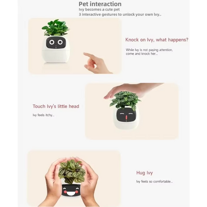 Smart Planter With Over 49 Rich Expressions 7 Smart Sensors And AI Chip