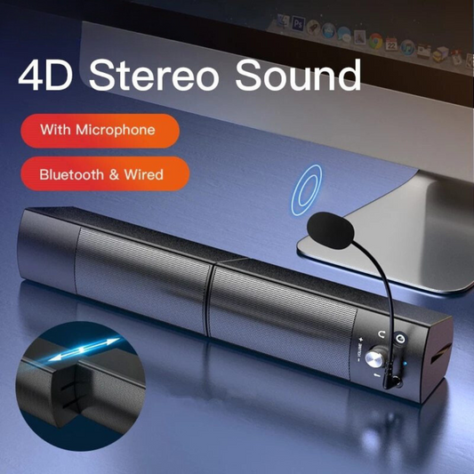 Small Bluetooth Speaker Subwoofer USB with Microphone