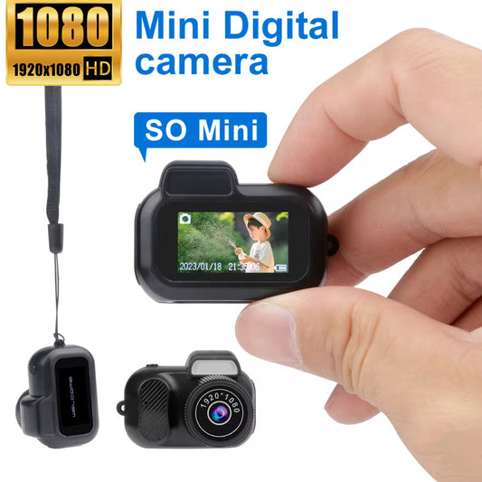 Retro Mini Camera With Screen 1080p HD Portable Very Small Camera Video